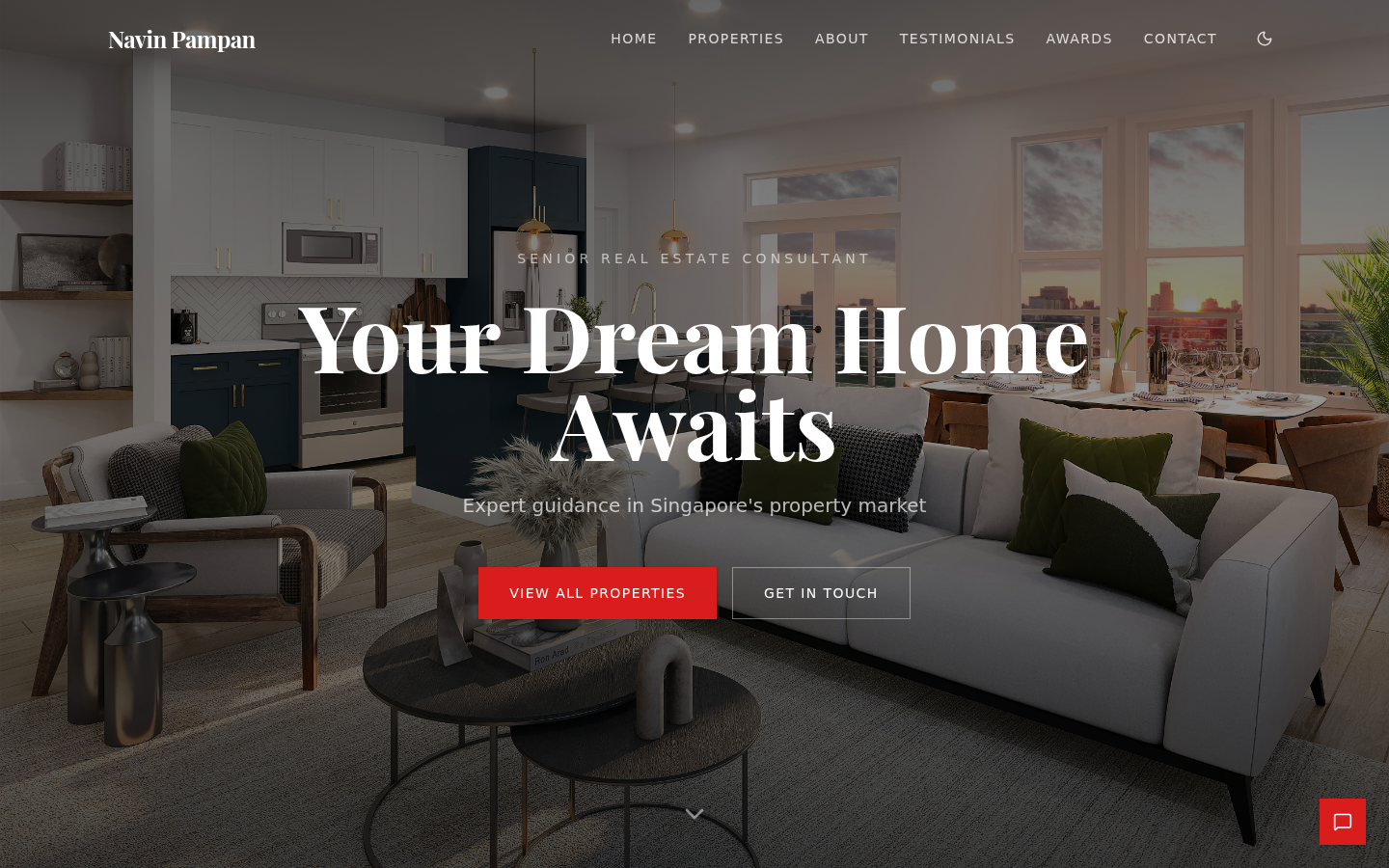 Magazine realtor template — editorial full-bleed imagery