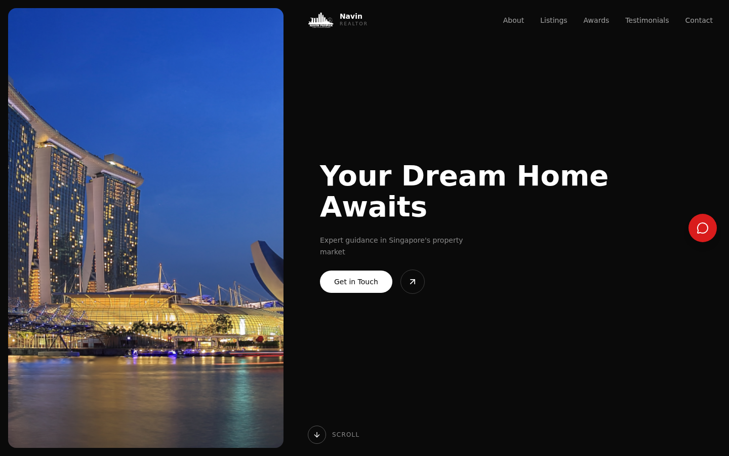 Modern Minimalism realtor template — clean contemporary design