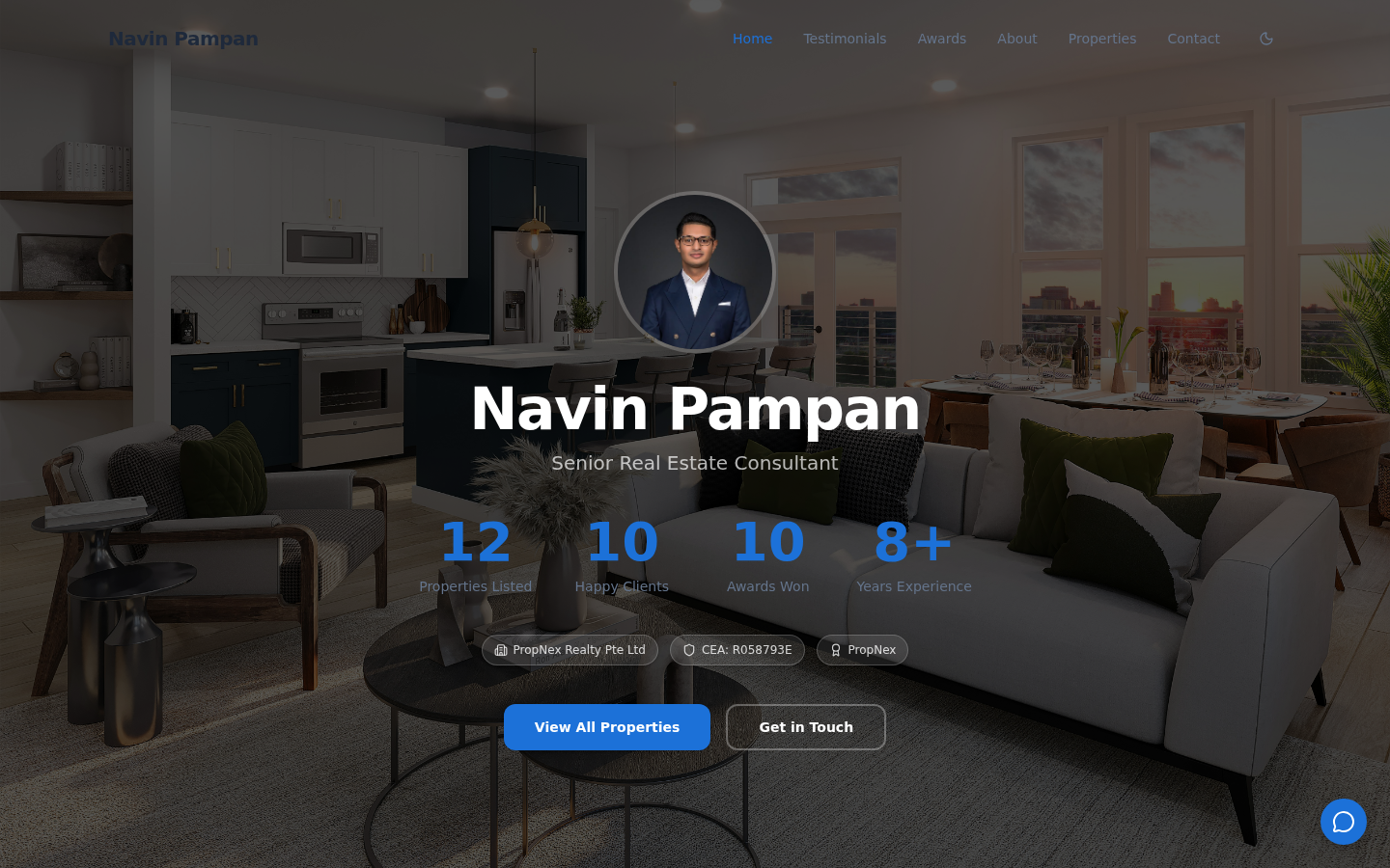 Social Proof realtor template — testimonial-driven trust layout