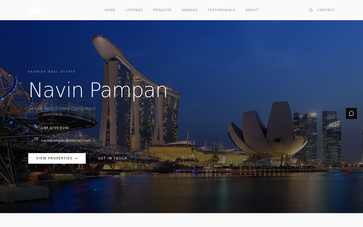 Ultra Minimal Luxury realtor template — premium minimal design